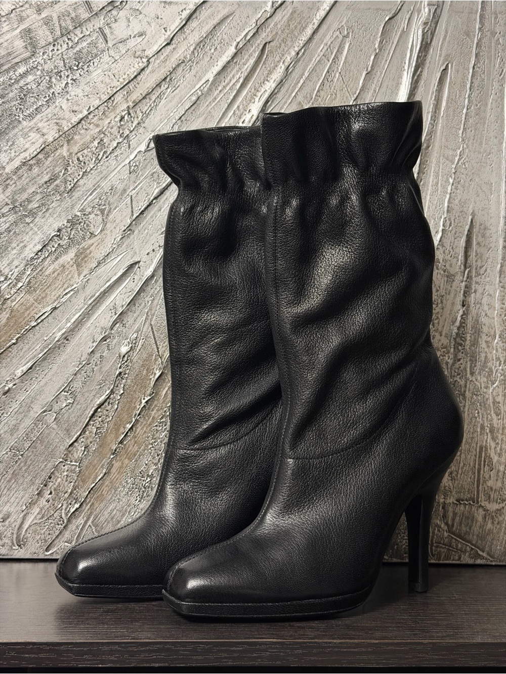 Cole Haan Leather Scrunch Boots